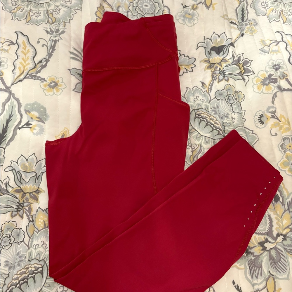 Wunder Train Mesh Panel High-Rise Tight 25" size 10 magenta smoke